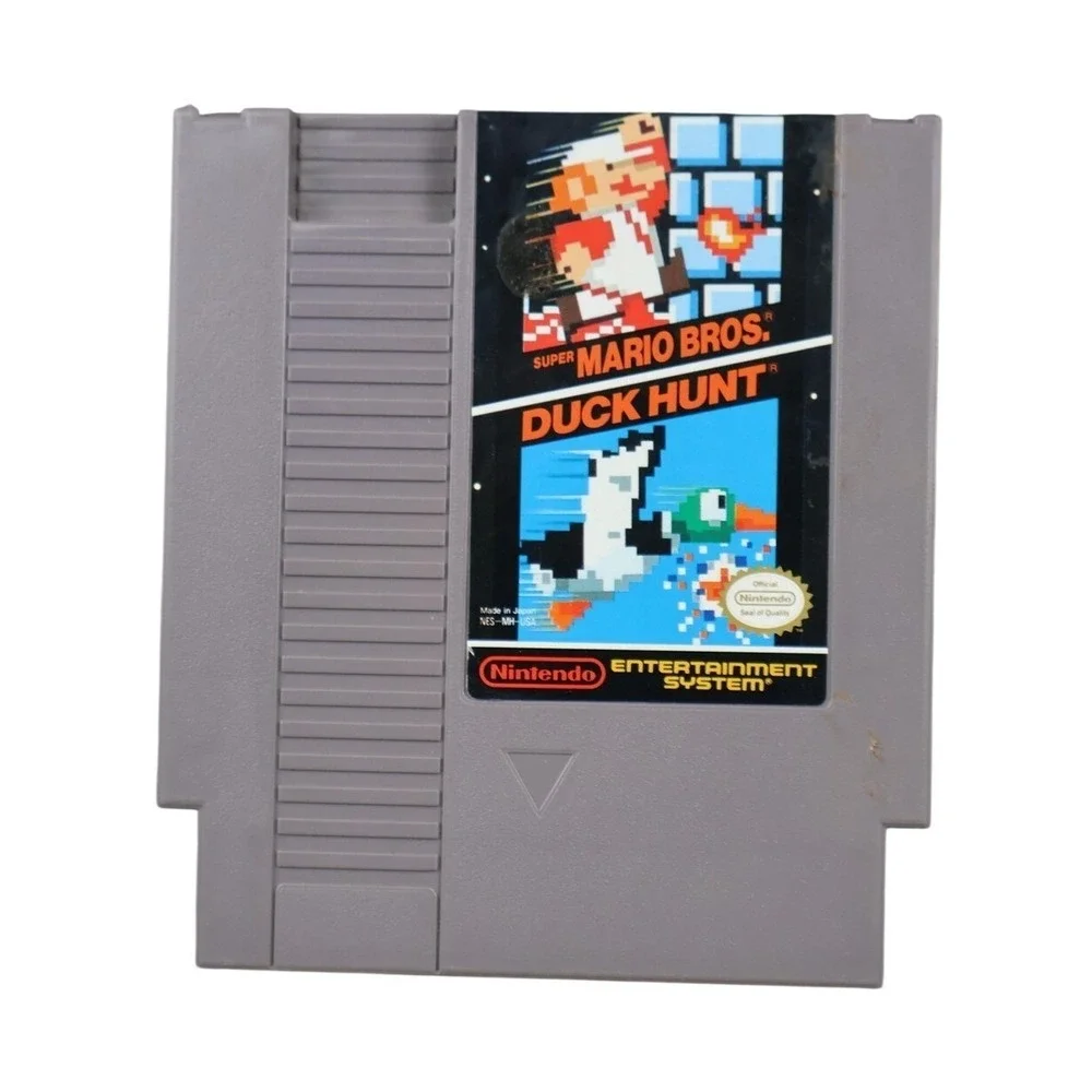 Super Mario Bros Duck Hunt Nintendo NES Game Cartridge Manual Sleeve NES-MH-USA